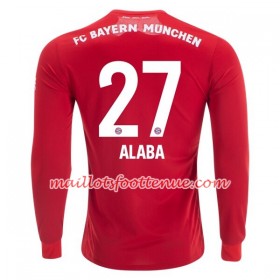 Maillot/Tenue Bayern Munich David Alaba 27 Domicile 2019/2020 Manche Longue